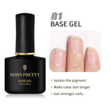 BORN PRETTY 30/20ml Glitter Acrylic Gel Finger Extension Silver Pink Extension Gel Soak Off Nail Art Gel Varnish