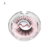 5/1 Pairs/Box Self-adhesive Reusable Fake Eyelashes With Tweezer Glue-Free Lashes Natural Curly Eyelashes pesta?as postizas