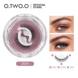 O.TWO.O Self Adhesive False Eyelashes Reusable Individual Lashes Long Thick Volume Eyelashes No Need Glue Eyelash Extension