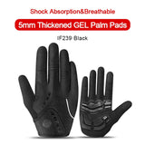 INBIKE Shockproof GEL Pad Cycling Gloves Full Finger Sport Gloves Men Women Winter Bicycle Gym Fitness Gloves MTB Bike Gloves