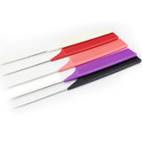 New Highlight Comb Steel Needle Tip-tail Comb Hair Salon Perm Dyed Hair Comb Anti-static Hair Comb Hairdressing Comb Hair Tool