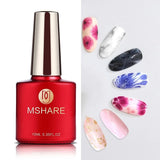 MSHARE Milky Pink Rubber Base Gel Glitter Camouflage Color Coat Soak Off Nails Gels Varnish Lacquer 10ml UV LED Gel