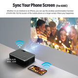 AUN MINI Projector Smart TV WIFI Portable Home Theater Cinema Battery Sync Phone Beamer LED Projectors for 4k Movie A30 Series