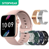 SitopWear Smart Watch 2022 Wireless Charging Smartwatch Bluetooth Calls Watches Men Women Fitness Bracelet Custom Watch Face