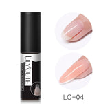 LILYCUTE 8ml Extension Nail Gel White Clear French Nail Art DIY Hard Gel For Quick Prolong Nails Finger Form Manicure Tips Tools