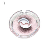 5/1 Pairs/Box Self-adhesive Reusable Fake Eyelashes With Tweezer Glue-Free Lashes Natural Curly Eyelashes pesta?as postizas