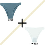 2PCS Women Panties Set Seamless Underwear Set Female Low Rise Briefs Underpants Sexy Lingerie Pantys 2022