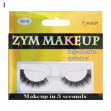 5/1 Pairs/Box Self-adhesive Reusable Fake Eyelashes With Tweezer Glue-Free Lashes Natural Curly Eyelashes pesta?as postizas