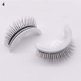 5/1 Pairs/Box Self-adhesive Reusable Fake Eyelashes With Tweezer Glue-Free Lashes Natural Curly Eyelashes pesta?as postizas