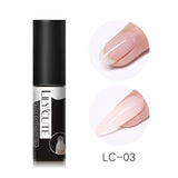 LILYCUTE 8ml Extension Nail Gel White Clear French Nail Art DIY Hard Gel For Quick Prolong Nails Finger Form Manicure Tips Tools