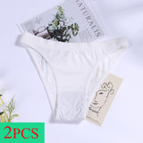 2PCS Women Panties Set Seamless Underwear Set Female Low Rise Briefs Underpants Sexy Lingerie Pantys 2022