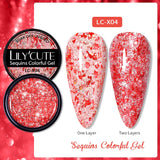 LILYCUTE 8ml Extension Nail Gel White Clear French Nail Art DIY Hard Gel For Quick Prolong Nails Finger Form Manicure Tips Tools