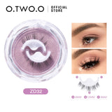 O.TWO.O Self Adhesive False Eyelashes Reusable Individual Lashes Long Thick Volume Eyelashes No Need Glue Eyelash Extension