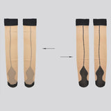 2022 New Woman Sexy Stockings Sexy Lingerie Retro Back Line Seam Japan Style Thigh High Medias Transparent Shine Stockings