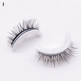 5/1 Pairs/Box Self-adhesive Reusable Fake Eyelashes With Tweezer Glue-Free Lashes Natural Curly Eyelashes pesta?as postizas