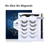 1/3/6 Pairs Magnetic Lashes Eyeliner Magnetic Kit,Magnetic Eyelashes and Eyeliner Set,No Glue Waterproof Faux Cils Magnetique