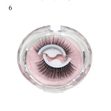 5/1 Pairs/Box Self-adhesive Reusable Fake Eyelashes With Tweezer Glue-Free Lashes Natural Curly Eyelashes pesta?as postizas