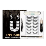 1/3/6 Pairs Magnetic Lashes Eyeliner Magnetic Kit,Magnetic Eyelashes and Eyeliner Set,No Glue Waterproof Faux Cils Magnetique