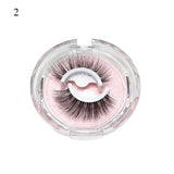 5/1 Pairs/Box Self-adhesive Reusable Fake Eyelashes With Tweezer Glue-Free Lashes Natural Curly Eyelashes pesta?as postizas