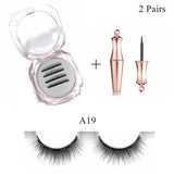 1/3/6 Pairs Magnetic Lashes Eyeliner Magnetic Kit,Magnetic Eyelashes and Eyeliner Set,No Glue Waterproof Faux Cils Magnetique