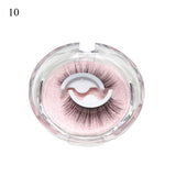 5/1 Pairs/Box Self-adhesive Reusable Fake Eyelashes With Tweezer Glue-Free Lashes Natural Curly Eyelashes pesta?as postizas