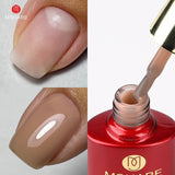 MSHARE Milky Pink Rubber Base Gel Glitter Camouflage Color Coat Soak Off Nails Gels Varnish Lacquer 10ml UV LED Gel