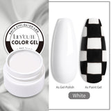 LILYCUTE 5ml Quick Extension Gel Construct Hard Gel Semi Permanent UV LED UV Gel Nail Art Design Faux Ongles Nails Accesorios