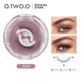 O.TWO.O Self Adhesive False Eyelashes Reusable Individual Lashes Long Thick Volume Eyelashes No Need Glue Eyelash Extension