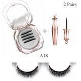 1/3/6 Pairs Magnetic Lashes Eyeliner Magnetic Kit,Magnetic Eyelashes and Eyeliner Set,No Glue Waterproof Faux Cils Magnetique