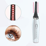 Electric Eyelash Curler USB Rechargeable Electric Heated Eyelash Long-Lasting Electric Ironing Eyelash Curler Makeup Curling