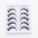 New Lash Handmade Wispy Natural Long Eyelashes Eye End Extension Encryption False Lash 3D Curl Thick Fake Eyelash Bulk With Glue