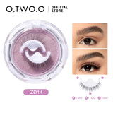 O.TWO.O Self Adhesive False Eyelashes Reusable Individual Lashes Long Thick Volume Eyelashes No Need Glue Eyelash Extension