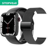 SitopWear Smart Watch 2022 Wireless Charging Smartwatch Bluetooth Calls Watches Men Women Fitness Bracelet Custom Watch Face