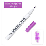 1 Pc Nail Art Graffiti Pen Black Color UV Gel Polish Design Dot Painting Detailing Pen Brushes DIY Nail Art Adorn Tools