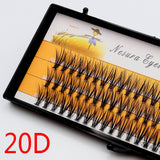 1box/60 bundles 20/30D fake eyelashes,imitation mink Individual Eyelash,Natural Thick lashes,  Eyelash Extensions for make up