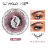 O.TWO.O Self Adhesive False Eyelashes Reusable Individual Lashes Long Thick Volume Eyelashes No Need Glue Eyelash Extension