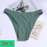 2PCS Women Panties Set Seamless Underwear Set Female Low Rise Briefs Underpants Sexy Lingerie Pantys 2022