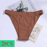 2PCS Women Panties Set Seamless Underwear Set Female Low Rise Briefs Underpants Sexy Lingerie Pantys 2022