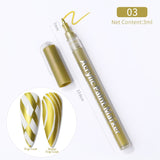 1 Pc Nail Art Graffiti Pen Black Color UV Gel Polish Design Dot Painting Detailing Pen Brushes DIY Nail Art Adorn Tools