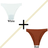 2PCS Women Panties Set Seamless Underwear Set Female Low Rise Briefs Underpants Sexy Lingerie Pantys 2022