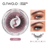 O.TWO.O Self Adhesive False Eyelashes Reusable Individual Lashes Long Thick Volume Eyelashes No Need Glue Eyelash Extension