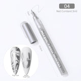 1 Pc Nail Art Graffiti Pen Black Color UV Gel Polish Design Dot Painting Detailing Pen Brushes DIY Nail Art Adorn Tools