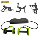 Ab Roller Wheel Core Abdominal Exercise Fitness Trainer Multi-Functional Home Gym Workout Equipment